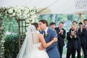 Wedding at Camp Riverbend in Warren, New Jersey. Photos by Kelly Kollar Photography.