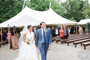 Wedding at Camp Riverbend in Warren, New Jersey. Photos by Kelly Kollar Photography.