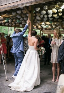 Wedding at Camp Riverbend in Warren, New Jersey. Photos by Kelly Kollar Photography.
