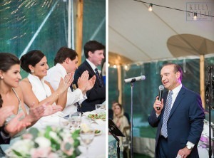 Wedding at Camp Riverbend in Warren, New Jersey. Photos by Kelly Kollar Photography.