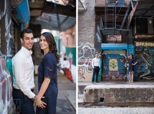 Engagement session in Tribeca. Photos by Kelly Kollar Photography.