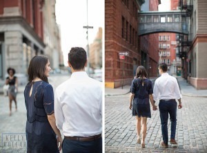 Engagement session in Tribeca. Photos by Kelly Kollar Photography.