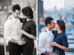 Engagement session in Tribeca. Photos by Kelly Kollar Photography.