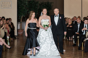 Jewish wedding at The Hilton Pearl River in New York. Photos by Kelly Kollar Photography.