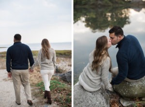 Engagement session at Tod's Point in Greenwich, Connecticut.