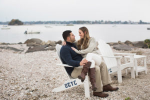 Engagement session at Tod's Point in Greenwich, Connecticut.