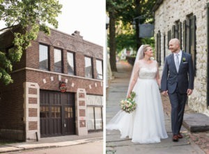 Industrial wedding at The Senate Garage in Kingston, New York in the Hudson Valley. Photos by Kelly Kollar Photography.