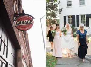 Industrial wedding at The Senate Garage in Kingston, New York in the Hudson Valley. Photos by Kelly Kollar Photography.