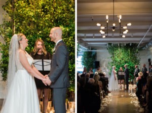 Industrial wedding at The Senate Garage in Kingston, New York in the Hudson Valley. Photos by Kelly Kollar Photography.