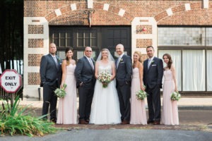 Industrial wedding at The Senate Garage in Kingston, New York in the Hudson Valley. Photos by Kelly Kollar Photography.