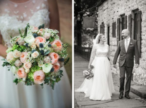 Industrial wedding at The Senate Garage in Kingston, New York in the Hudson Valley. Photos by Kelly Kollar Photography.