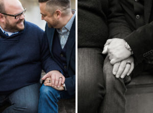 Same sex elopement in Central Park. Photos by Kelly Kollar Photography.