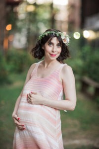 Audrey and Peter's baby bump photos in Brooklyn. Photos by Kelly Kollar Photography.
