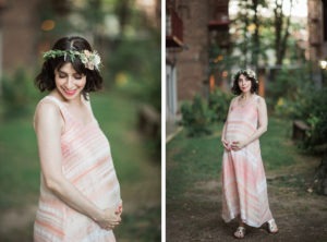 Audrey and Peter's baby bump photos in Brooklyn. Photos by Kelly Kollar Photography.