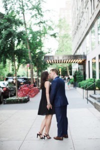 Engagement in Flatiron and Tribeca. Photos by Kelly Kollar Photography.