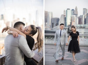 Anniversary session in Brooklyn at the Brooklyn Bridge.
