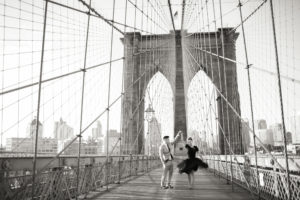 Anniversary session in Brooklyn at the Brooklyn Bridge.