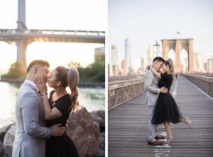 Anniversary session in Brooklyn at the Brooklyn Bridge.