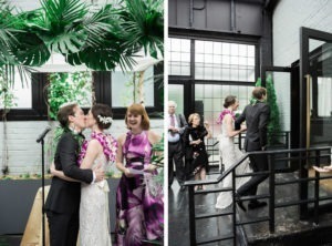 Wedding at 501 Union in Brooklyn. Photos by Kelly Kollar Photography.
