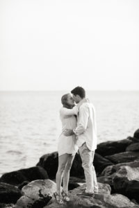 Engagement session in Long Beach, New York.