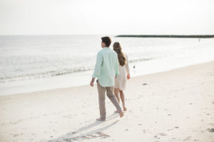 Engagement session in Long Beach, New York.
