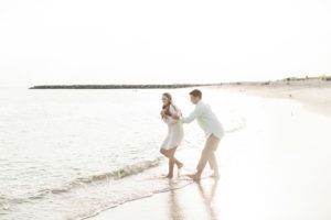 Engagement session in Long Beach, New York.