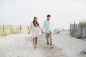 Engagement session in Long Beach, New York.