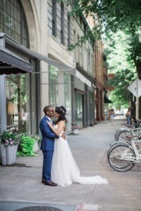 Wedding at The Quirk Hotel and the Hofheimer Building in Richmond, Virginia. Photos by Kelly Kollar Photography.