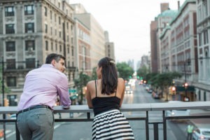 Engagement session in Manhattan at the Met Museum and Columbia University. Photos by Kelly Kollar Photography.