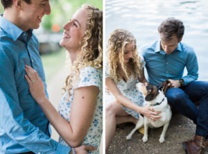Engagement session in park slope and dumbo, Brooklyn.