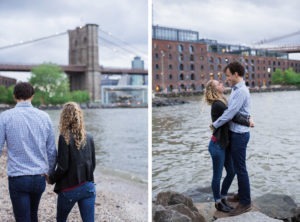 Engagement session in park slope and dumbo, Brooklyn.