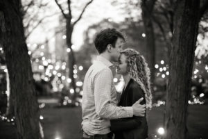 Engagement session in park slope and dumbo, Brooklyn.