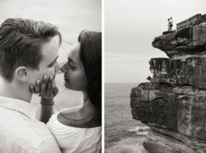Engagement photos in Vaucluse in Sydney, Australia. Photos by Kelly Kollar Photography.