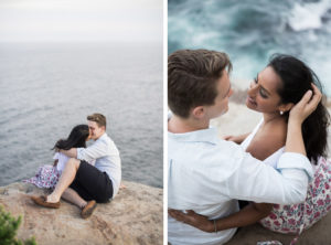 Engagement photos in Vaucluse in Sydney, Australia. Photos by Kelly Kollar Photography.