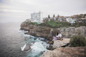 Engagement photos in Vaucluse in Sydney, Australia. Photos by Kelly Kollar Photography.