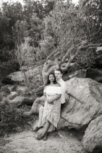 Engagement photos in Vaucluse in Sydney, Australia. Photos by Kelly Kollar Photography.
