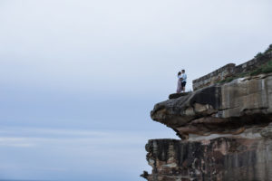 Engagement photos in Vaucluse in Sydney, Australia. Photos by Kelly Kollar Photography.