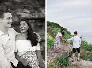 Engagement photos in Vaucluse in Sydney, Australia. Photos by Kelly Kollar Photography.