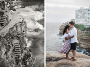 Engagement photos in Vaucluse in Sydney, Australia. Photos by Kelly Kollar Photography.