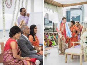 Hindu wedding at the Hyatt Jersey City. Photos by Kelly Kollar Photography.