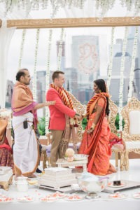 Hindu wedding at the Hyatt Jersey City. Photos by Kelly Kollar Photography.