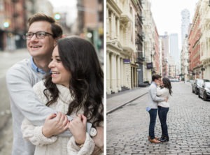 Engagement session in Soho, Manhattan by Kelly Kollar Photography