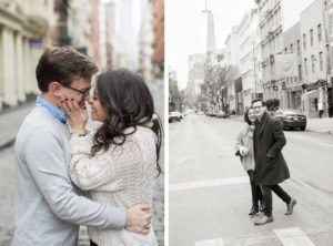 Engagement session in Soho, Manhattan by Kelly Kollar Photography