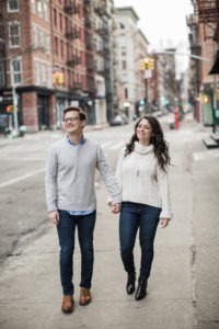 Engagement session in Soho, Manhattan by Kelly Kollar Photography
