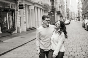 Engagement session in Soho, Manhattan by Kelly Kollar Photography