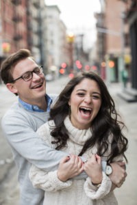 Engagement session in Soho, Manhattan by Kelly Kollar Photography