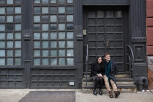 Engagement session in Soho, Manhattan by Kelly Kollar Photography