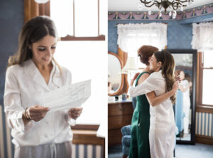 Winter wedding in Stone Harbor, New Jersey.