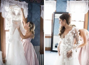 Winter wedding in Stone Harbor, New Jersey.