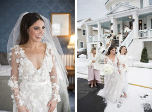 Winter wedding in Stone Harbor, New Jersey.